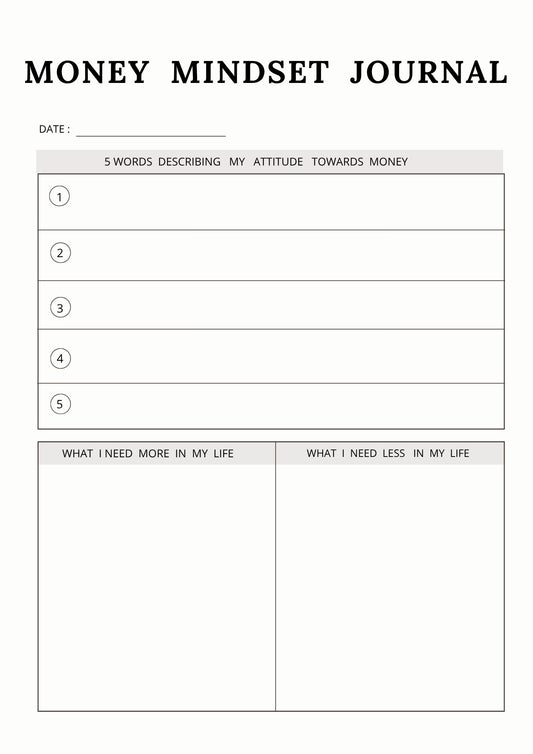 The Creditworthy 52-Week Money Mindset Planner