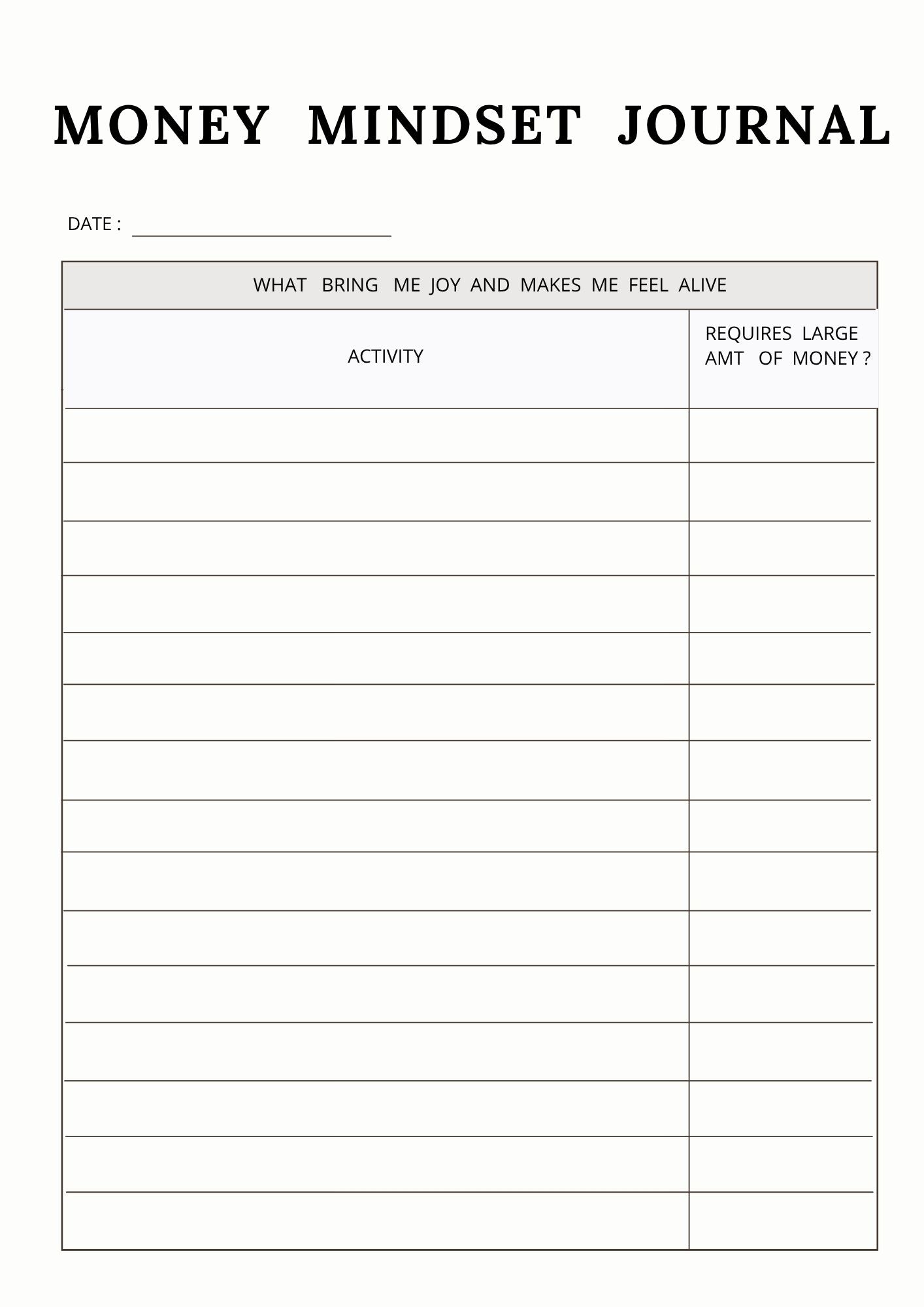 The Creditworthy 52-Week Money Mindset Planner