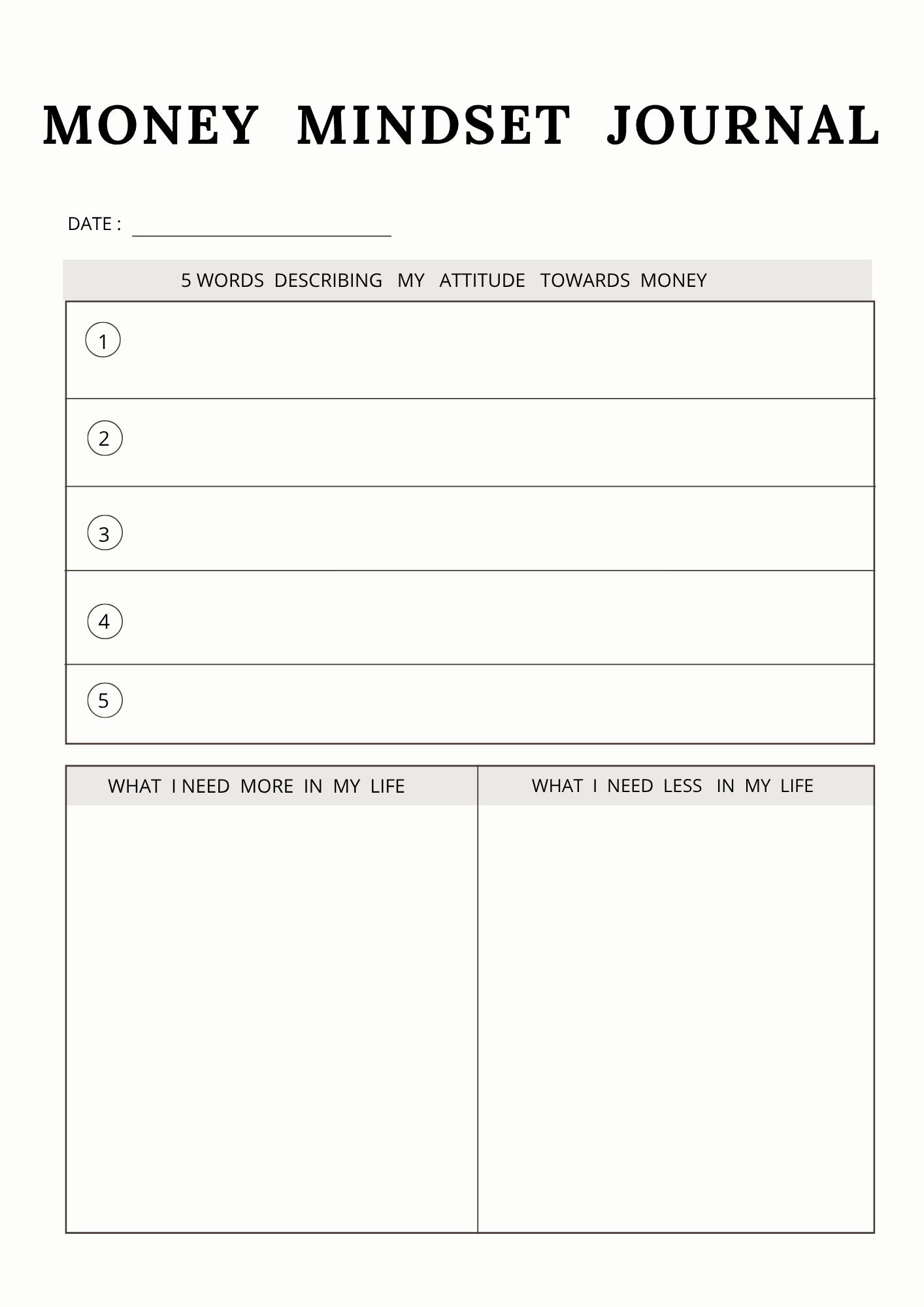 The Creditworthy 52-Week Money Mindset Planner